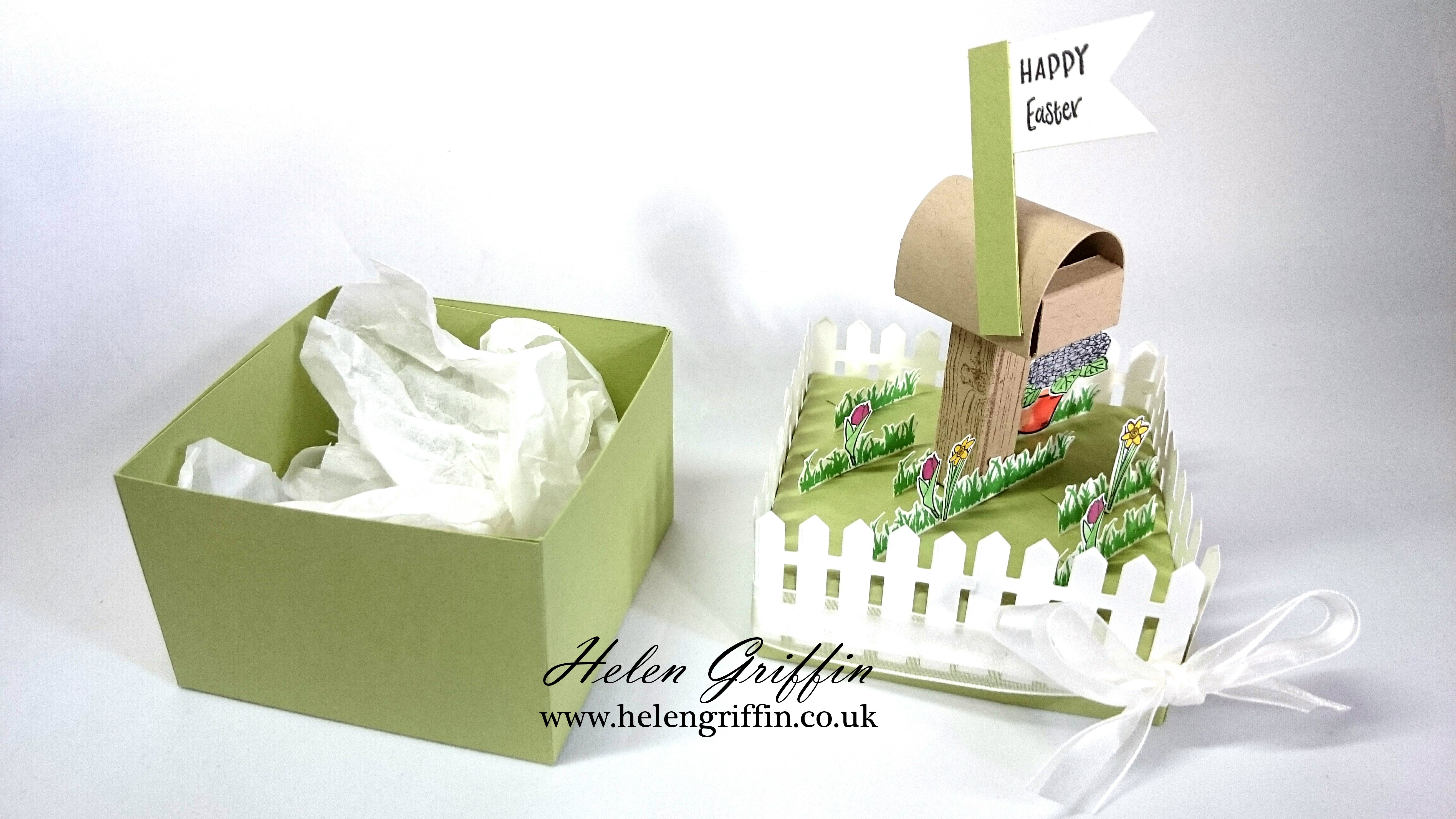 Springtime7 Spring/Easter Picket Fence Gift Box Helen Griffin