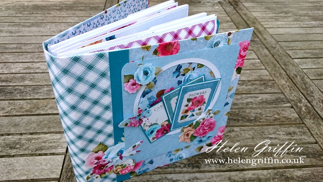 Tutorial | 8×8 Vintage Garden Mini Album – Helen Griffin