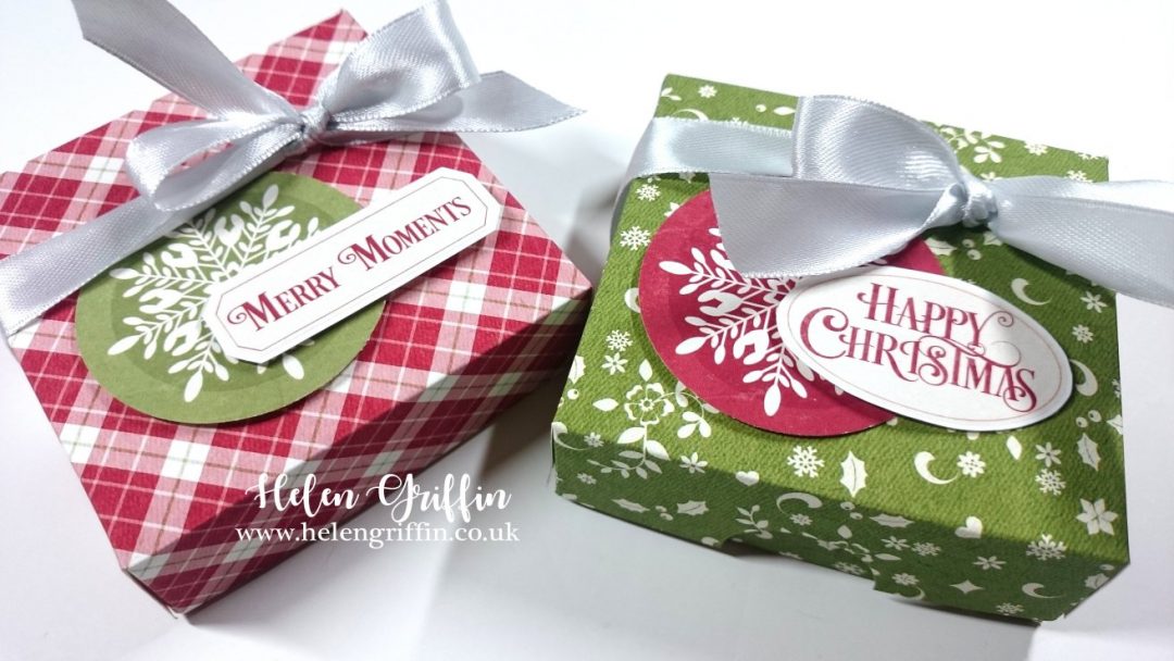 12th Day of Christmas 2018 Helen Griffin UK Mini Pizza boxes Table Favours Favors 1