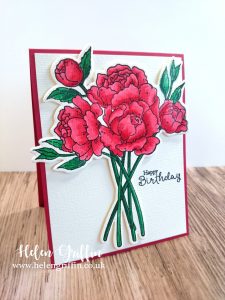 Helen Griffin UK Peony Blooms Card 1