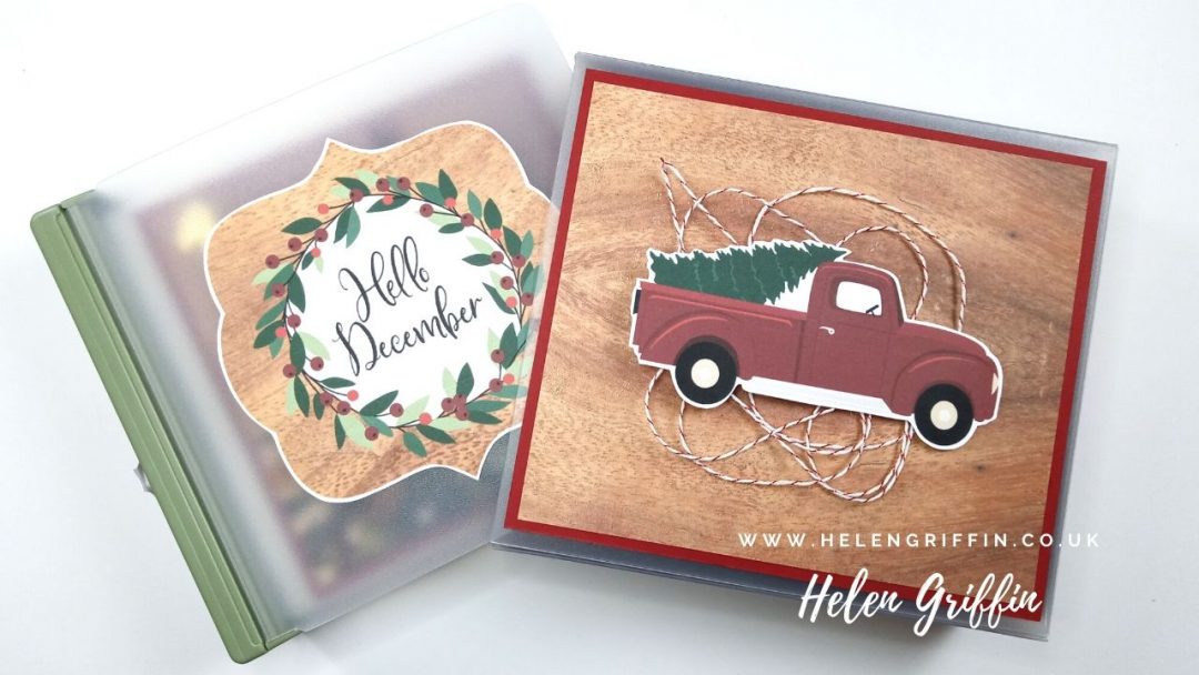 Christmas in July 2020 Mini album with cover Helen Griffin