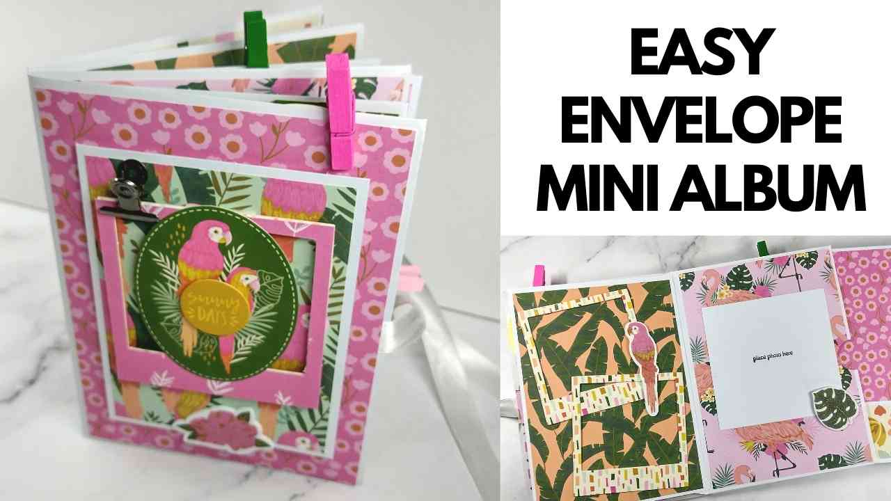 Tutorial Easy Envelope Mini Album with Pocket Pages Helen Griffin